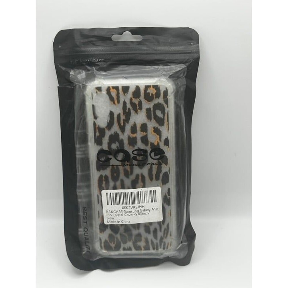 Samsung Galaxy A10 Leopard Print Clear Case Slim Shockproof Cover 5.83 Inch